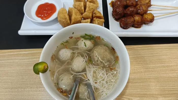 Beberapa jenis bakso yang ditawarkan Barali.