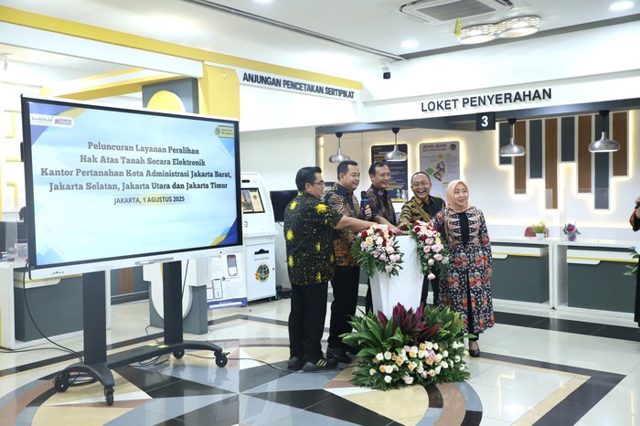 BPN Jakarta Berlakukan Layanan Peralihan Hak Tanah Secara Elektronik