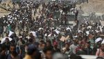 Hujan Bantuan Kemanusiaan di Langit Gaza