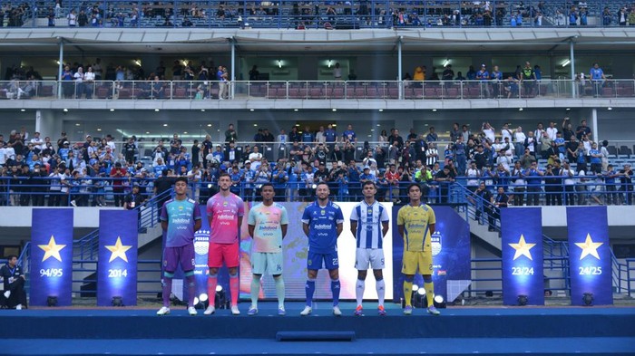 Jersey baru Persib Bandung untuk musim 2025/2026.