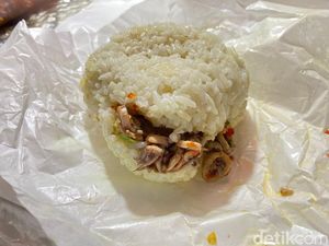 Rp 6.000 Saja! Di Tebet Ada Nasi Cokot Isi Aneka Lauk Rumahan