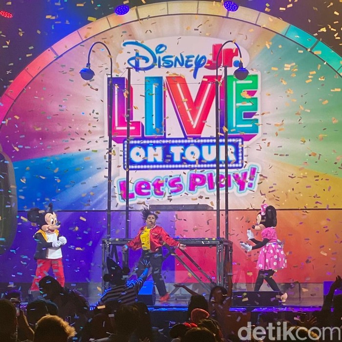 Panggung Disney Junior Live on Tour: Lets Play! digelar di Tennis Indoor Senayan pada 1-2 Agustus 2025.