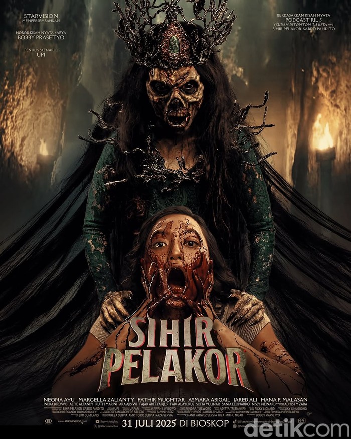 Poster film Sihir Pelakor. (Instagram)