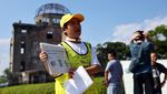 Potret Siswa 12 Tahun Pandu Tur Perdamaian di Hiroshima