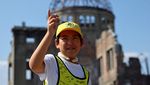 Potret Siswa 12 Tahun Pandu Tur Perdamaian di Hiroshima