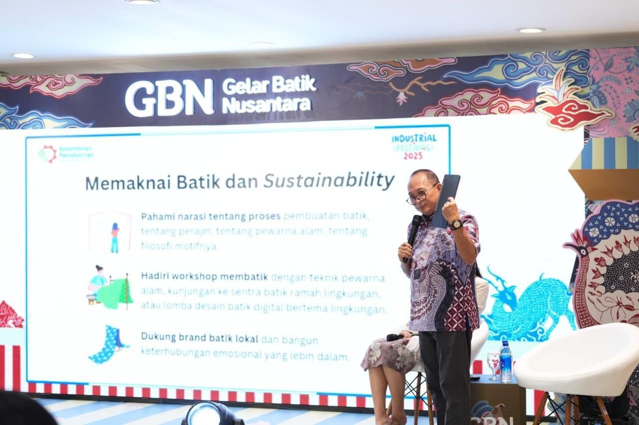 Staf Ahli Menteri Bidang Iklim Usaha dan Investasi Kementerian Perindustrian Doddy Rahadi dalam Talkshow Community Engagement, Jumat (1/8/2025).