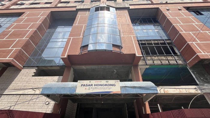 Suasana terkini Pasar Hongkong Medan. (Kartika Sari/detikSumut)