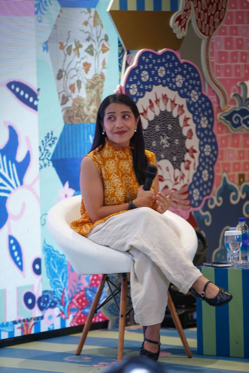 Talkshow 'Jejak Budaya Lokal Dalam Lanskap Digital' di Gelar Batik Nusantara yang diselenggarakan Kementerian Perindustrian.