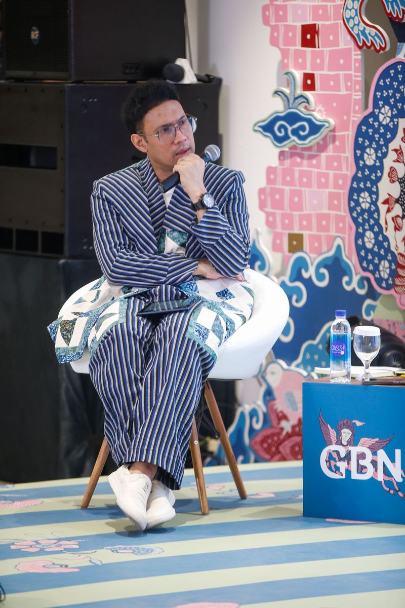 Talkshow 'Jejak Budaya Lokal Dalam Lanskap Digital' di Gelar Batik Nusantara yang diselenggarakan Kementerian Perindustrian.