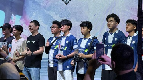 Tim Vagos Esports (jersey biru) menjadi tim asal Bali pertama yang menembus MDL atau liga profesional kasta kedua Mobile Legends.