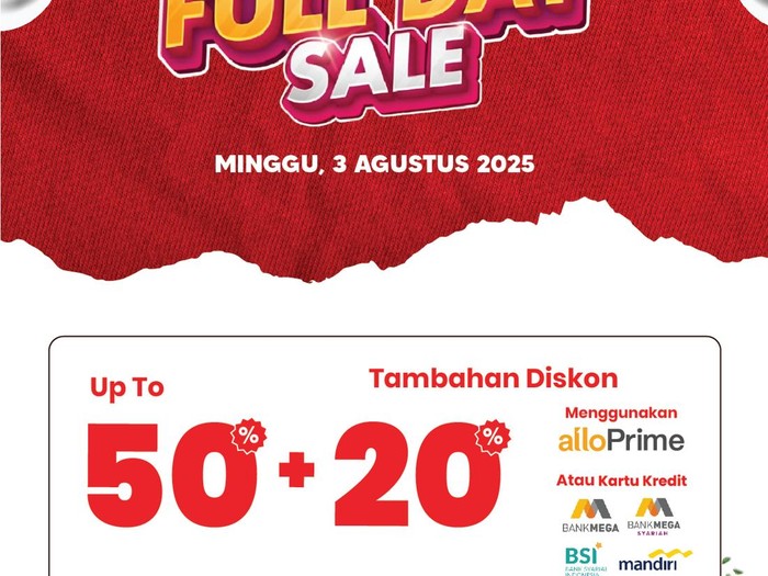 Transmart Full Day Sale 3 Agustus
