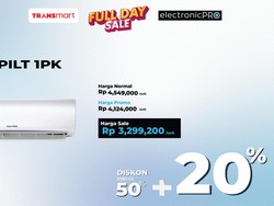 Lawan Gerah Pakai AC Split 1 PK, Lebih Hemat di Transmart Full Day Sale