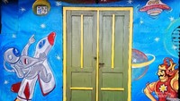 5.Tembo dicat ulang dan dimural seni