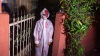 Warga kawasan tersebut mengubah gang permukiman padat sepanjang 60 meter menjadi konsep desa hantu. Ini menjadi lokasi wisata ikonik baru bagi masyarakat Kota Bandung. Foto: ANTARA FOTO/Novrian Arbi
