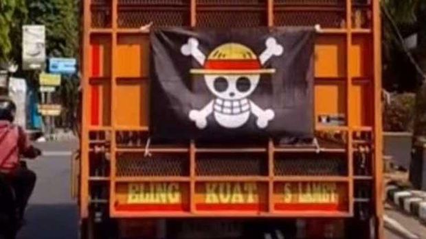 Bendera Jolly Rogers One Piece. (Instagram via Detikcom)