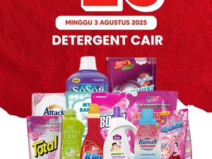 Belanja Detergen Cair Diskon Besar di Transmart, Yuk!