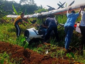 Video Fakta Jatuhnya Pesawat Latih di Bogor yang Dipiloti Marsma Fajar