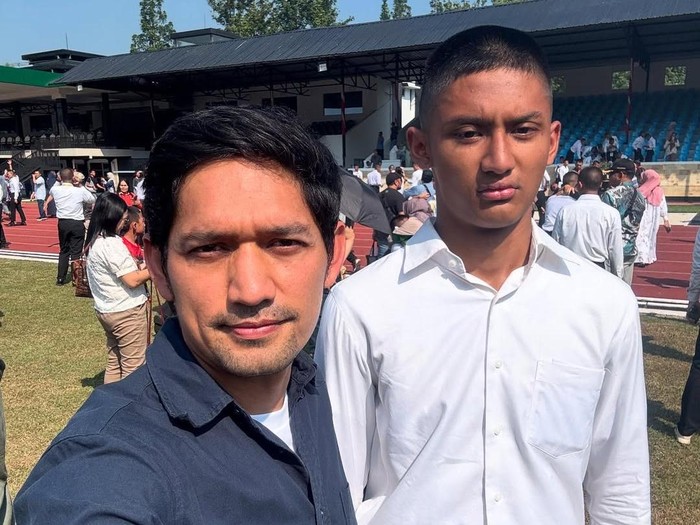 Ibnu Jamil bahagia Dhofin lolos jadi taruna Akademi TNI tahun 2025 di Akademi Militer, Bukut Tidar, Magelang, Jawa Tengah.