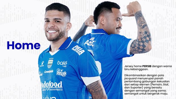 Jersey home Persib Bandung musim 2025/2026.