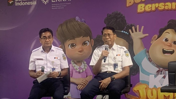 Konferensi pers KAI (Mulia/detikcom)