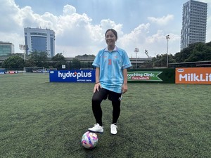 Di Jakarta, Legenda Timnas Jepang Bagi Ilmu ke 100 Pesepakbola Putri