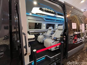 Interior Mercy Sprinter Disulap Karoseri Baze Luxury, Mewahnya Kelewat Batas!