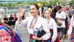 Kemeriahan Parade Budaya Internasional JWFF di Bundaran HI