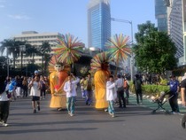 Warga Puji Parade Budaya JWFF di CFD Bundaran HI: Edukatif dan Menghibur