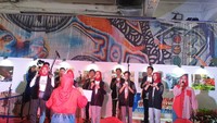Penampilan musik pada festival ini dimeriahkan oleh Prince Poetiray, Quinn Salman, Tim Angklung SLBN Ciendo, hingga Tim Keroncong SMKN 2 Kasihan Yogyakarta. (Foto: Devita/detikEdu)