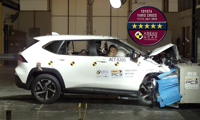 Toyota Yaris Cross mendapat rating sempurna saat dites tabrak oleh ASEAN NCAP