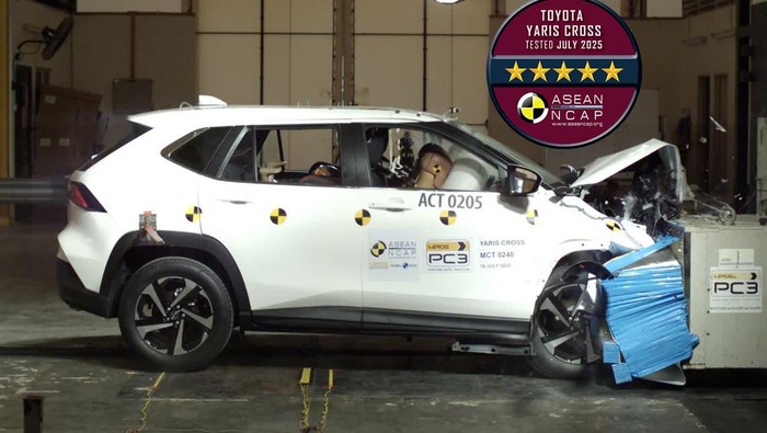 Toyota Yaris Cross mendapat rating sempurna saat dites tabrak oleh ASEAN NCAP