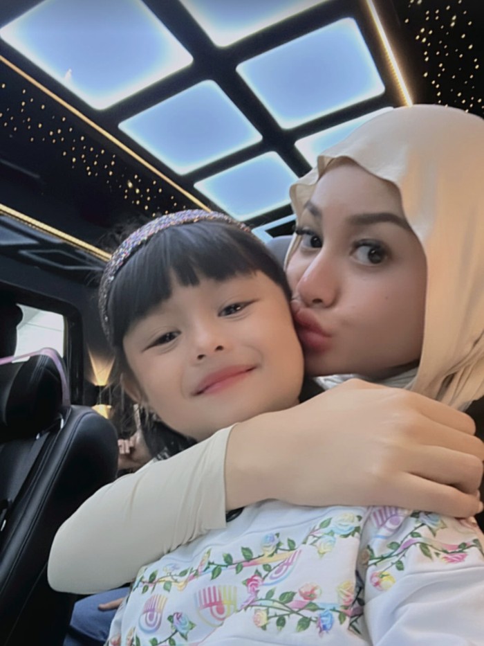 Aurel Hermansyah bertemu Ameena sepulang dari Korea Selatan, Minggu (4/8/2025).