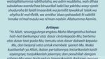 Bacaan Doa Robithoh