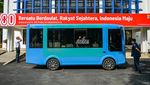Bandung Uji Coba Angkot Listrik Pintar, Ini Potretnya