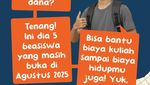 Infografis: 5 Beasiswa S1-S3 yang Masih Buka Agustus 2025