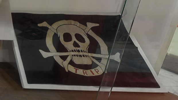 Bendera Tentara Republik Indonesia Pelajar. (Dok. Museum Joang 45)