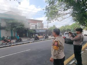 Bengkel Modifikasi Motor di Bantul Terbakar