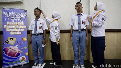 Cek Kesehatan Gratis Sasar Ribuan Pelajar Jakarta