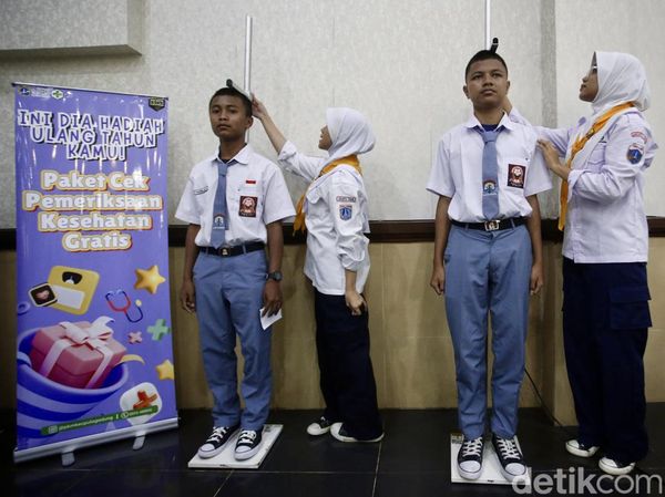 Cek Kesehatan Gratis Sasar Ribuan Pelajar Jakarta