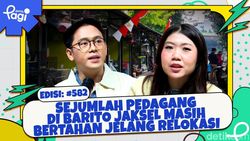Video Sejumlah Pedagang di Barito Jaksel Masih Bertahan Jelang Relokasi