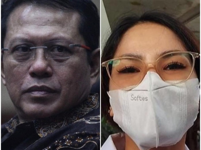 Eks Sekretaris MA Hasbi Hasan dan Windy Idol (detikcom)