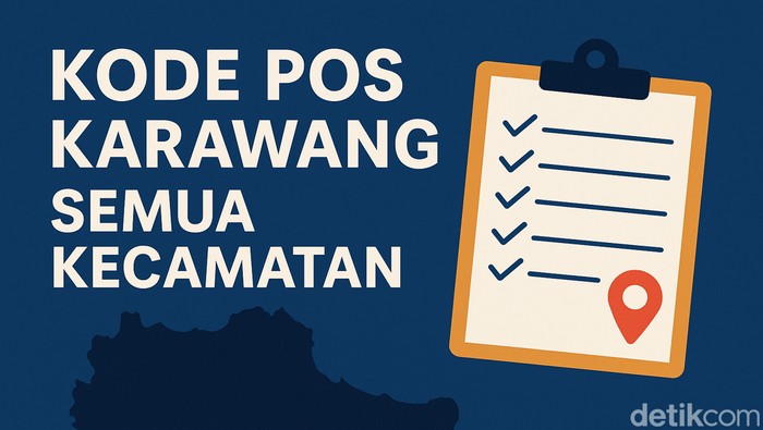 Ilustrasi kode pos Karawang semua kecamatan (dibuat dengan AI)