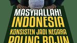 MasyaAllah! Indonesia Konsisten Jadi Negara Paling Rajin Beribadah