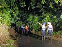 Jalan di Kedungbanteng Banyumas Putus Tertimbun Longsor Buntut Hujan Deras
