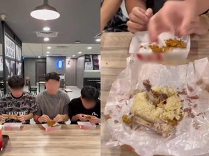 Parah! Konten Kreator Kasih Nasi Tulang Ayam ke Gelandangan