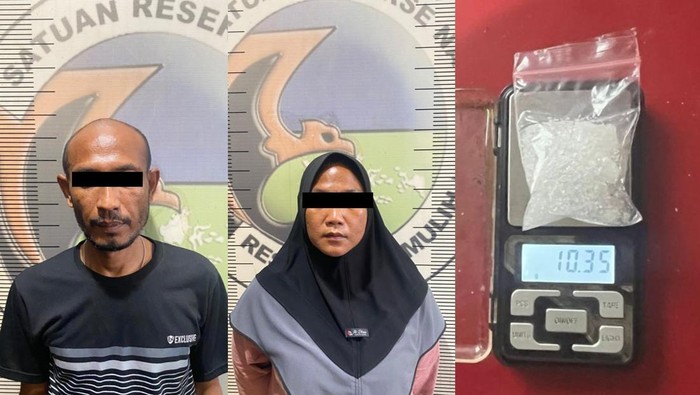 Pasangan suami istri di Prabumulih ditangkap akibat terlibat narkoba
