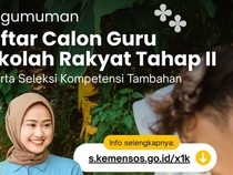2.289 Peserta Lolos Seleksi Guru Sekolah Rakyat 2025 Tahap 2, Cek di Sini!