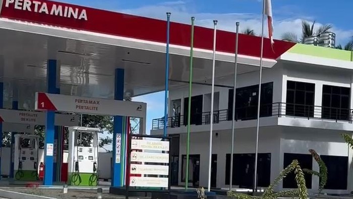 SPBU Bilungala di Kabupaten Bone Bolango, Gorontalo.
