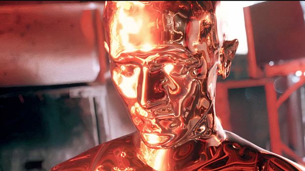 Cuplikan adegan dalam film Terminator 2: Judgement Day.