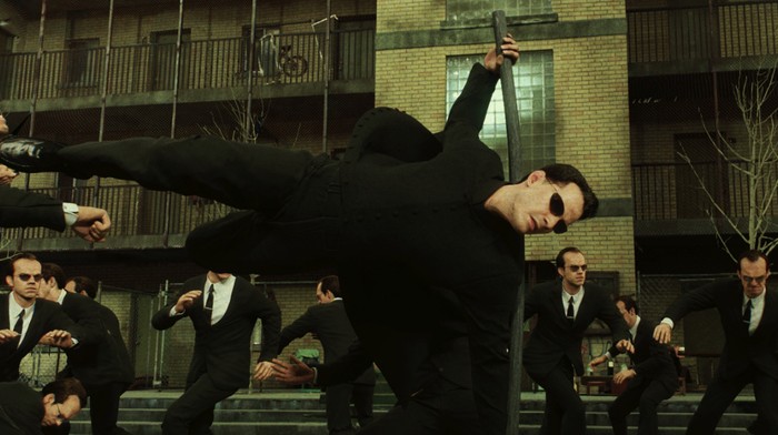 Cuplikan adegan dalam film The Matrix Reloaded.